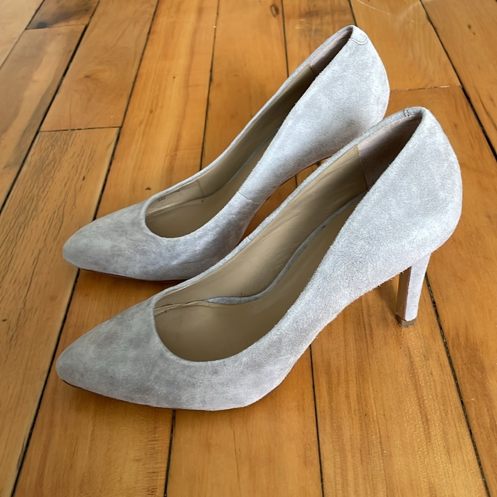 Blue Suede Heels - Picture 3 of 8